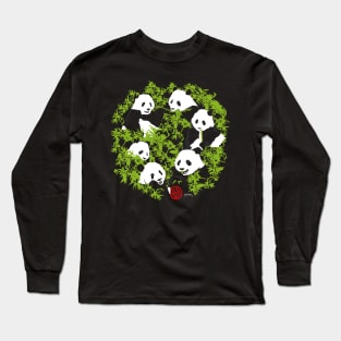 Panda and Bamboo Long Sleeve T-Shirt